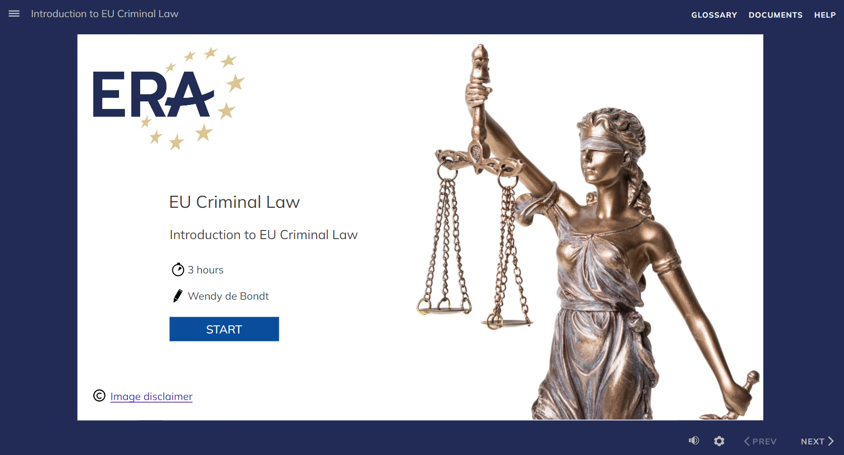 e-Learning course on European criminal law for defence lawyers